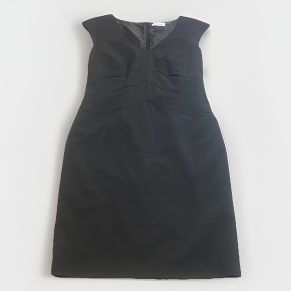 Calvin Klein Elegant Black Cocktail Dress est sz 12 - Picture 1 of 12